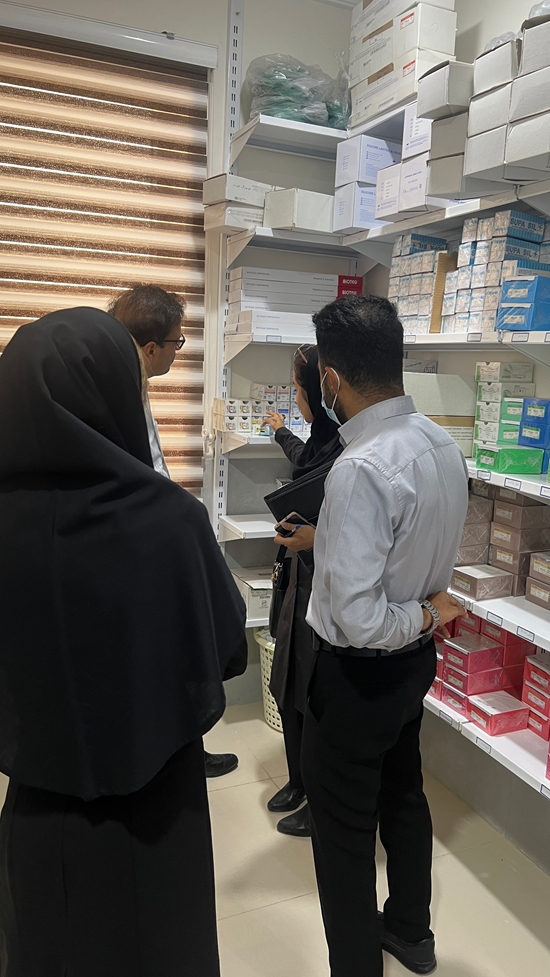 بازدید کارشناسان تجهیزات پزشکی معاونت غذا و دارو از شرکت های تولیدی و توزیع کننده تجهیزات پزشکی استان 